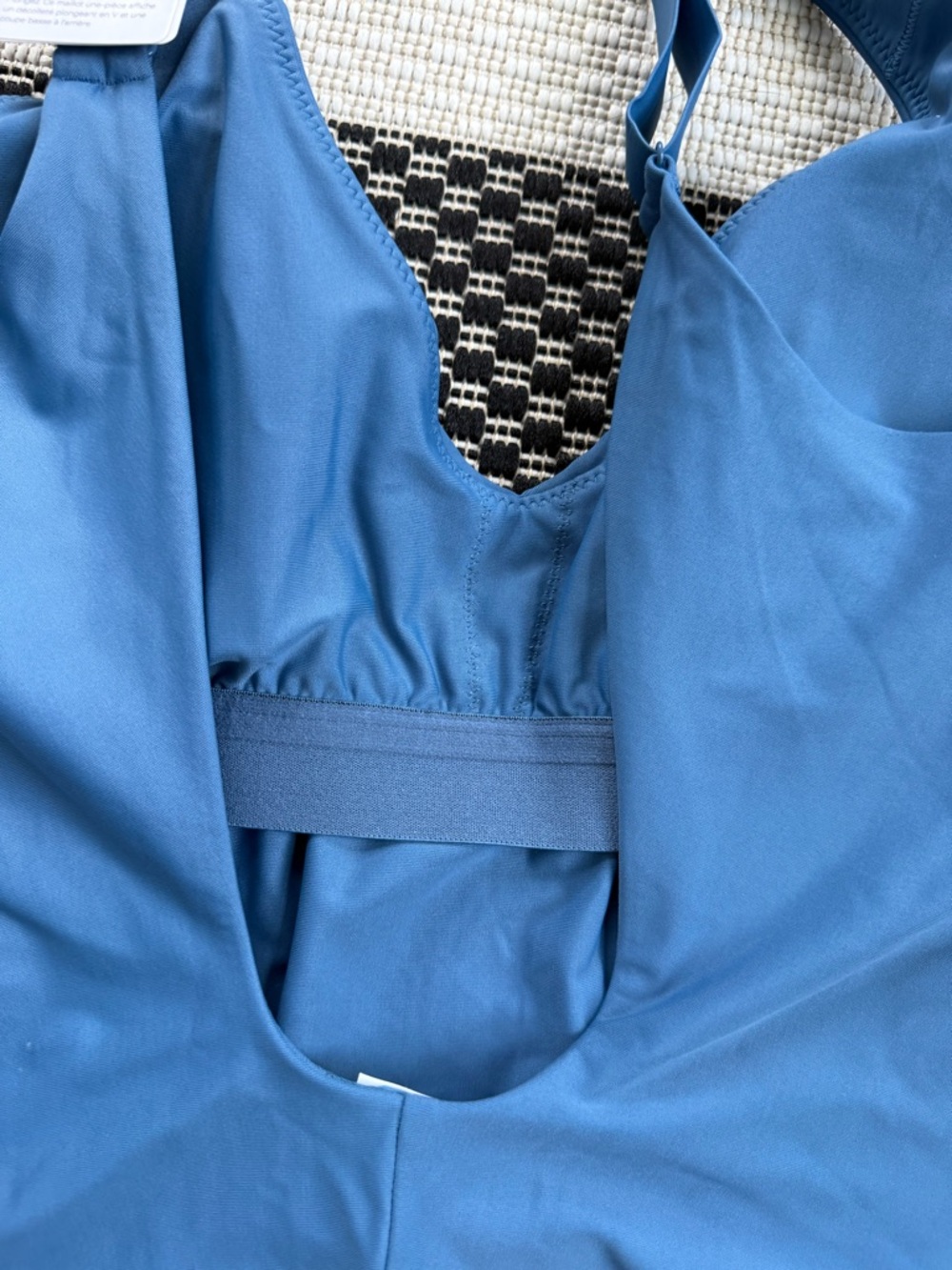 Lululemon Waterside V-Neck One Piece Swimsuit Blue Size 8 NWT - Picture 6 of 8